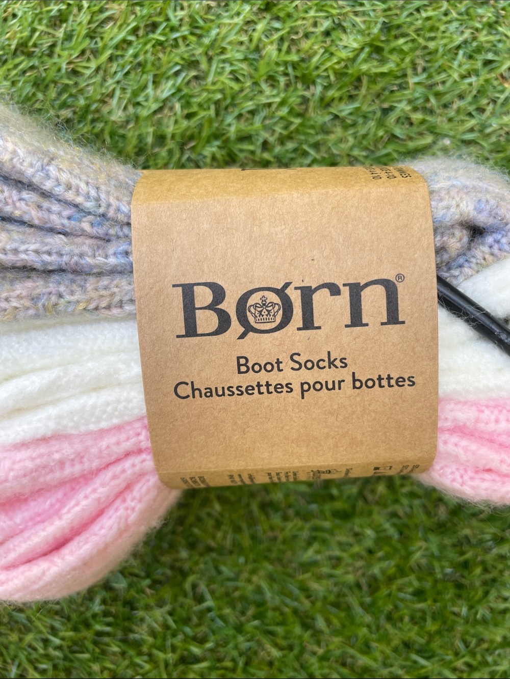 Born Women's Multicolor Boot Socks - Pink & Cream Accents - Picture 7 of 7